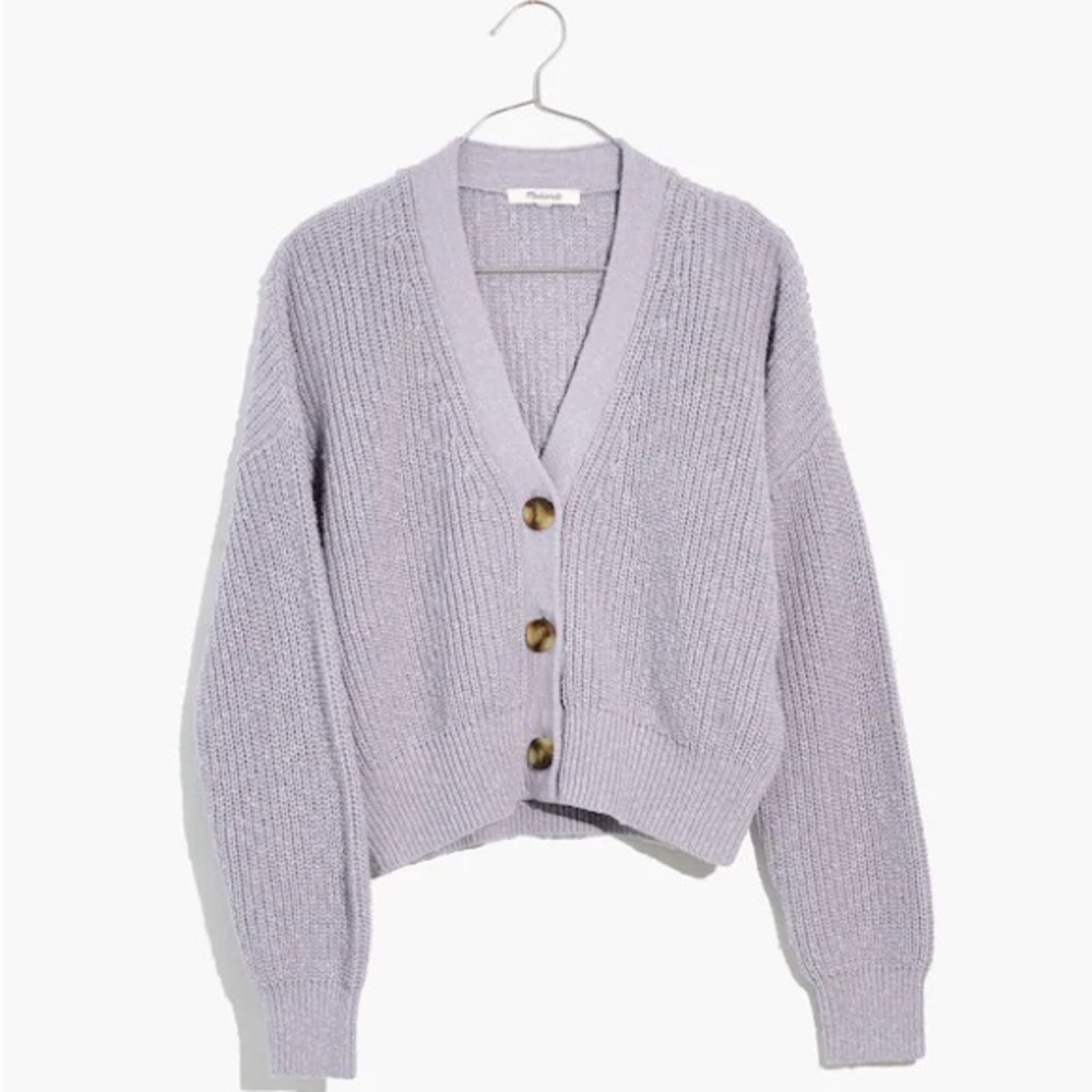Madewell Greywood Crop Cardigan Sweater